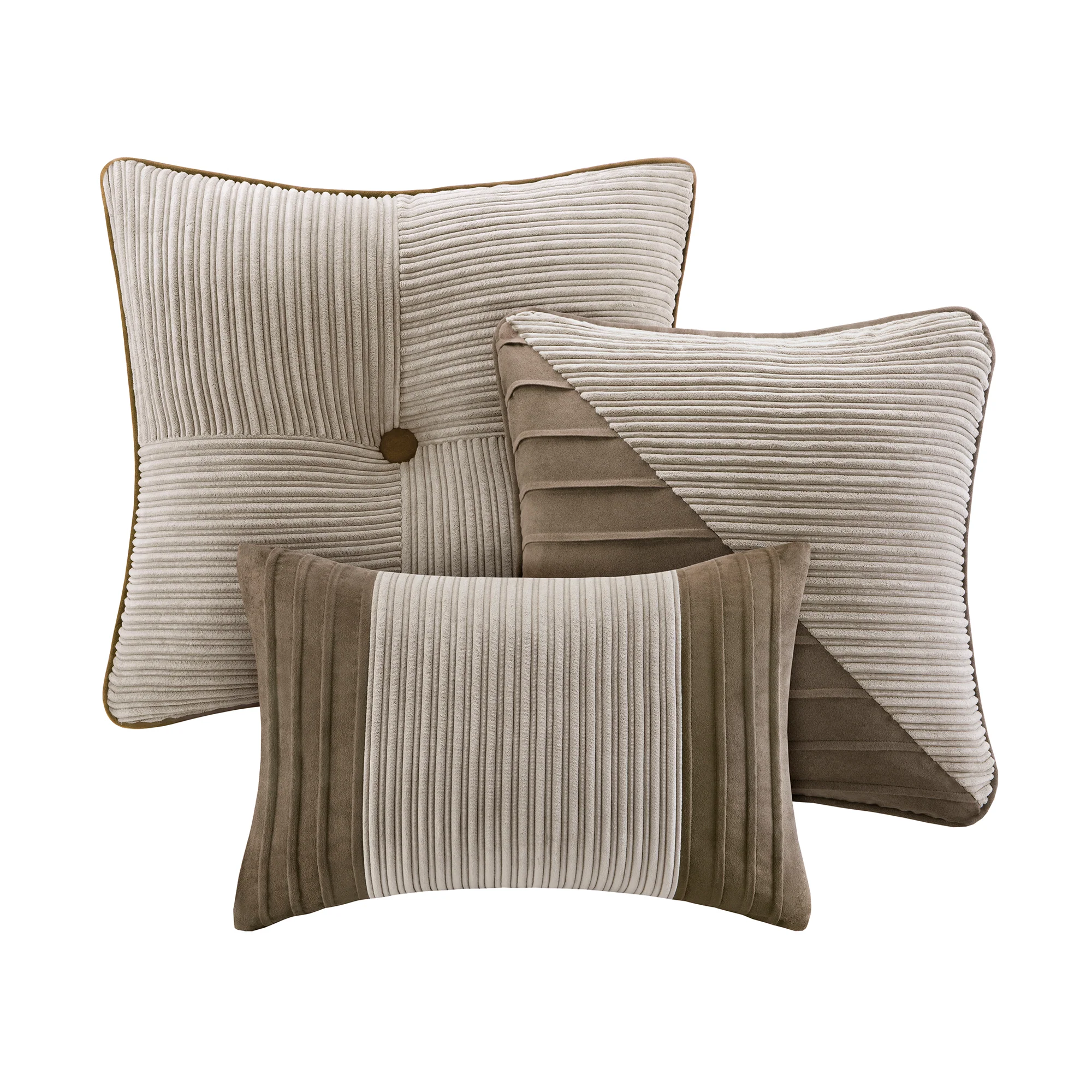 Dallas 7-Piece Micro Corduroy Comforter Set - Image 24