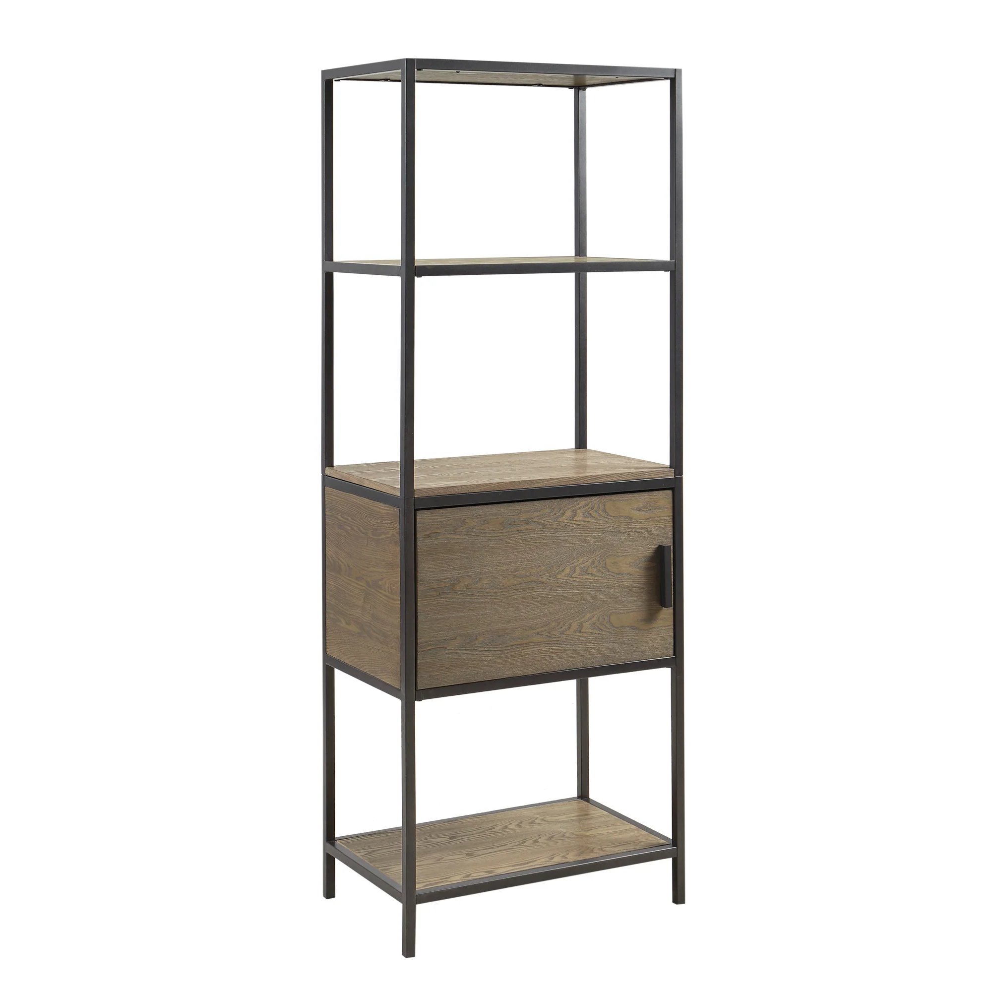 Darley 3-Shelf Bookcase with Storage Cabinet - Image 3