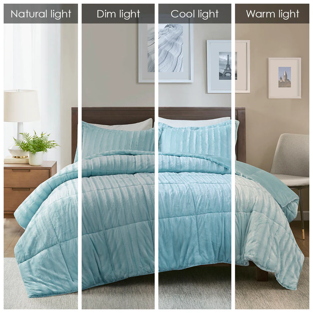 Duke Faux Fur Comforter Mini Set - Image 30