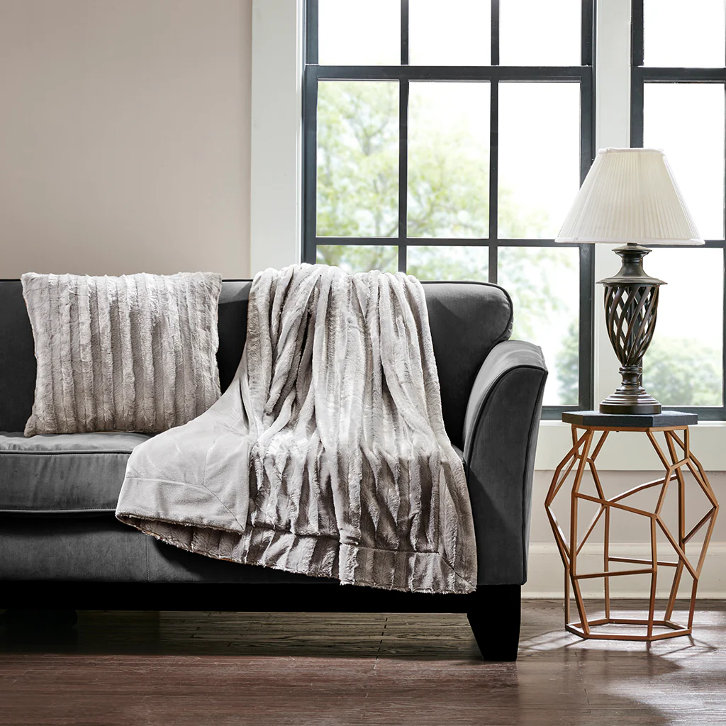 Duke Faux Fur Square Pillow - Image 8