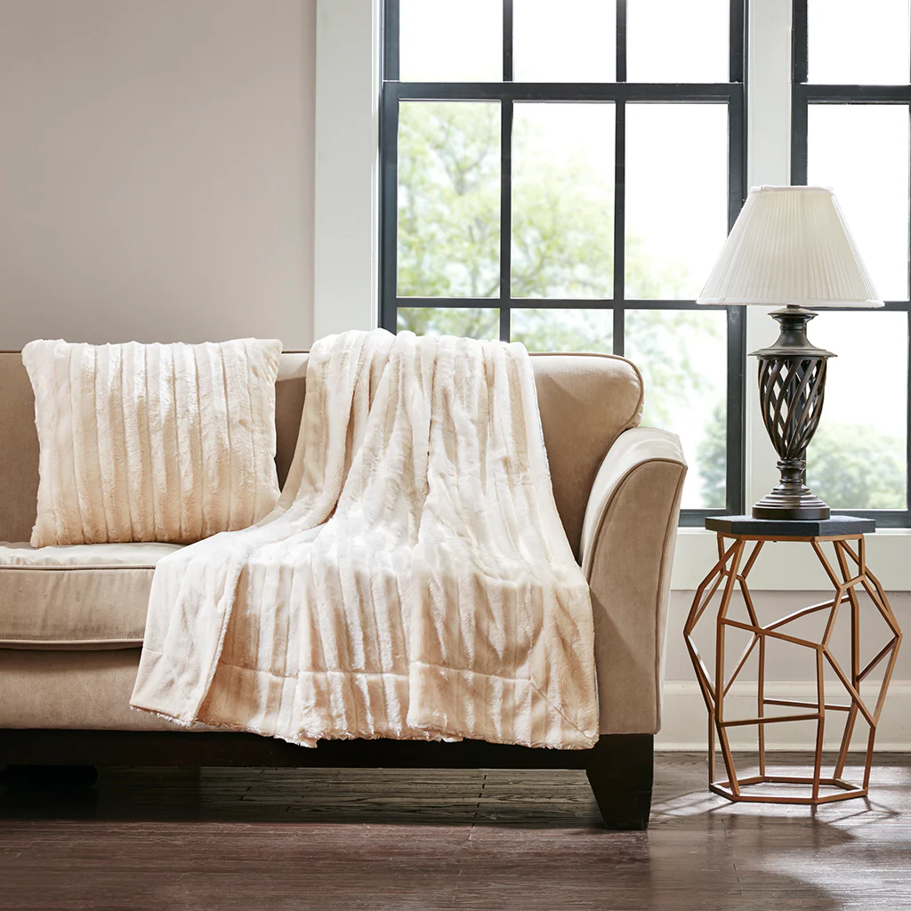 Duke Faux Fur Square Pillow - Image 9