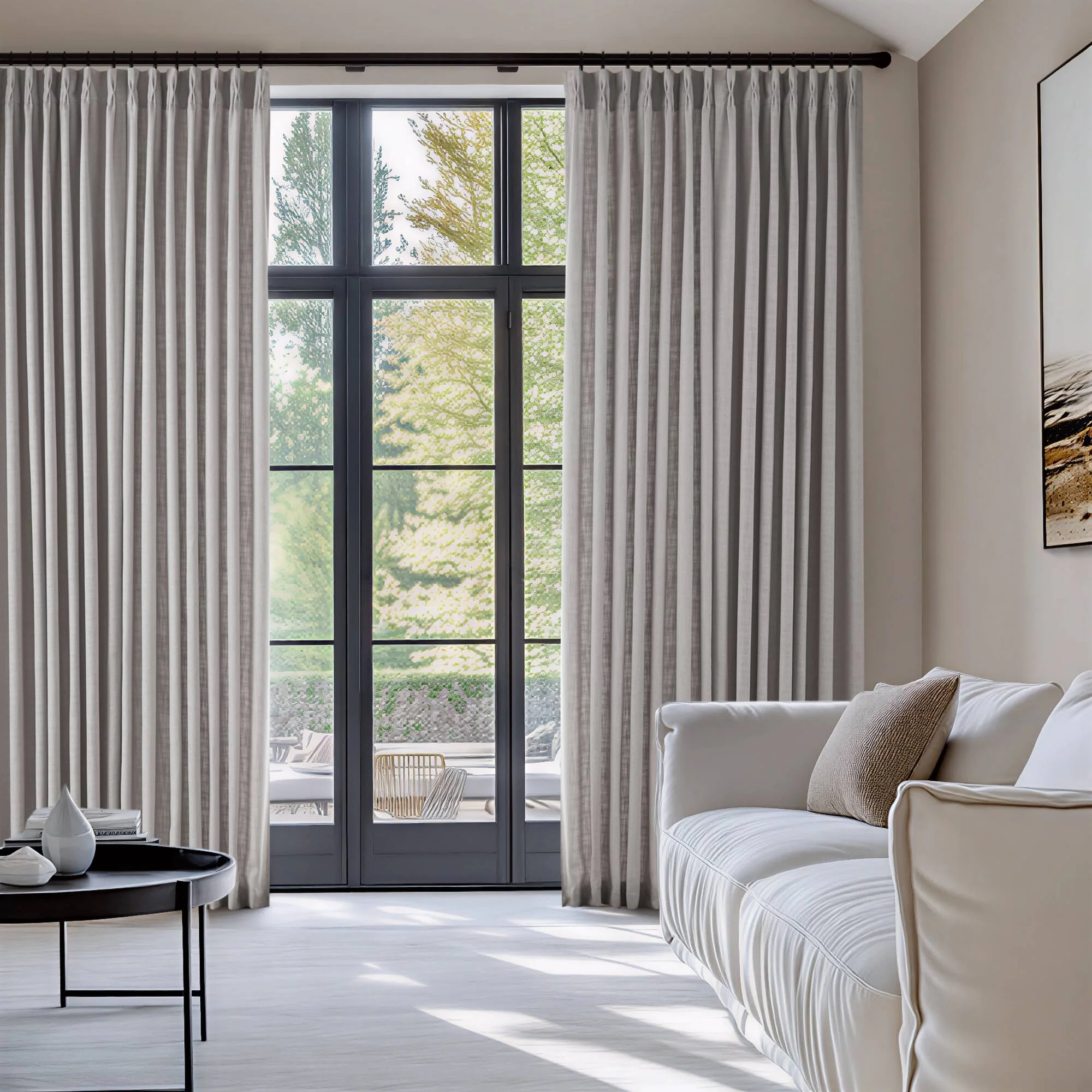 Emery 300gsm Poly Linen with 7 Pinch Pleat per Piece - Image 77