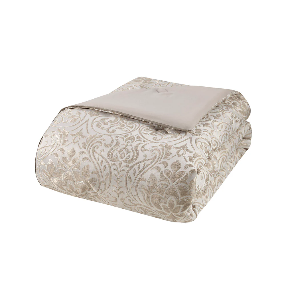 Emilia 12-Piece Jacquard Comforter Set with Bed Sheets - Image 32