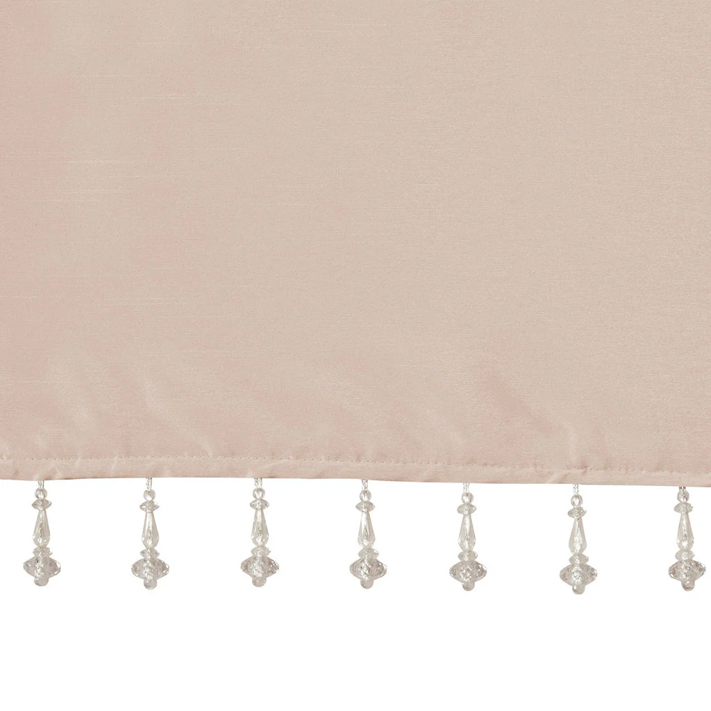 Emilia Lightweight Faux Silk Valance With Beads - Image 38