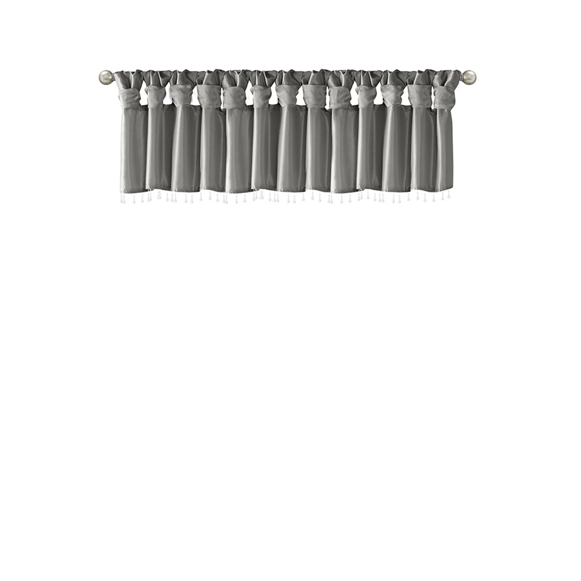 Emilia Lightweight Faux Silk Valance With Beads - Image 49