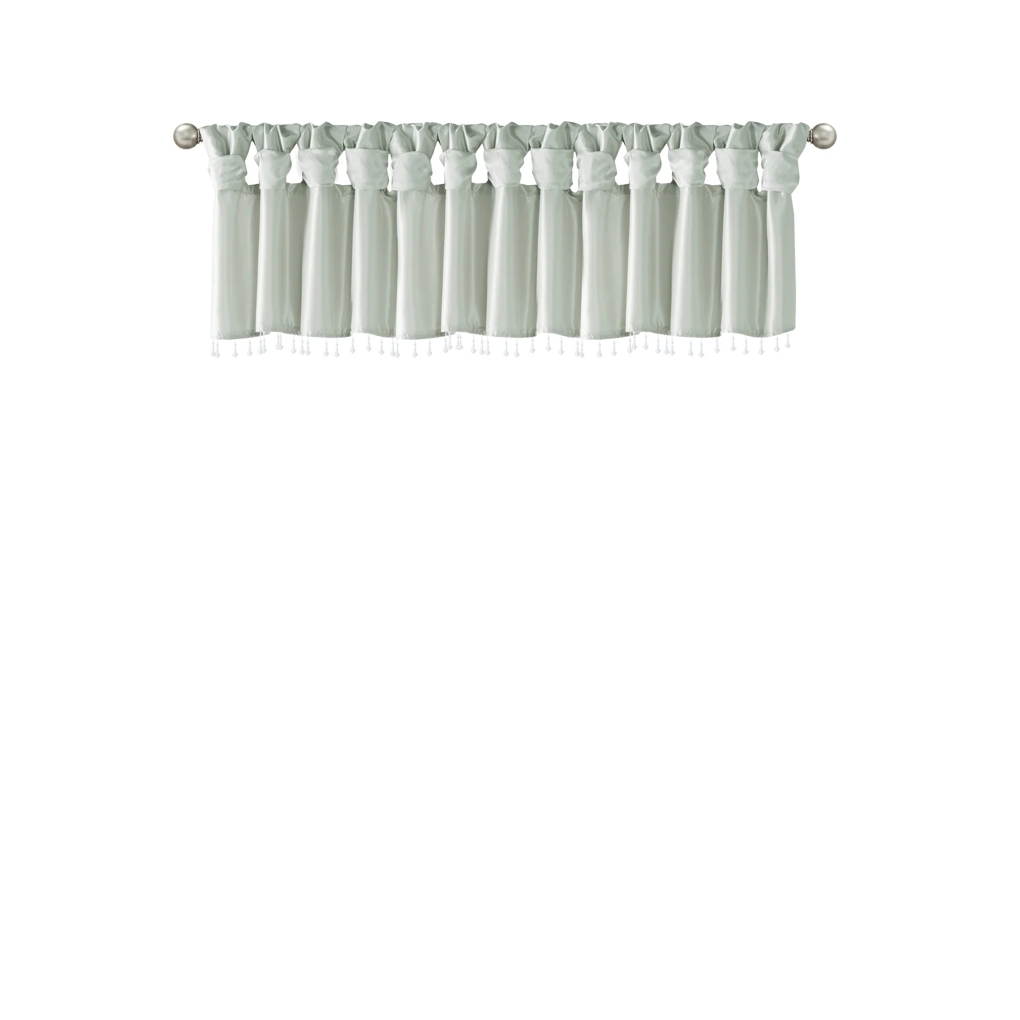 Emilia Lightweight Faux Silk Valance With Beads - Image 52