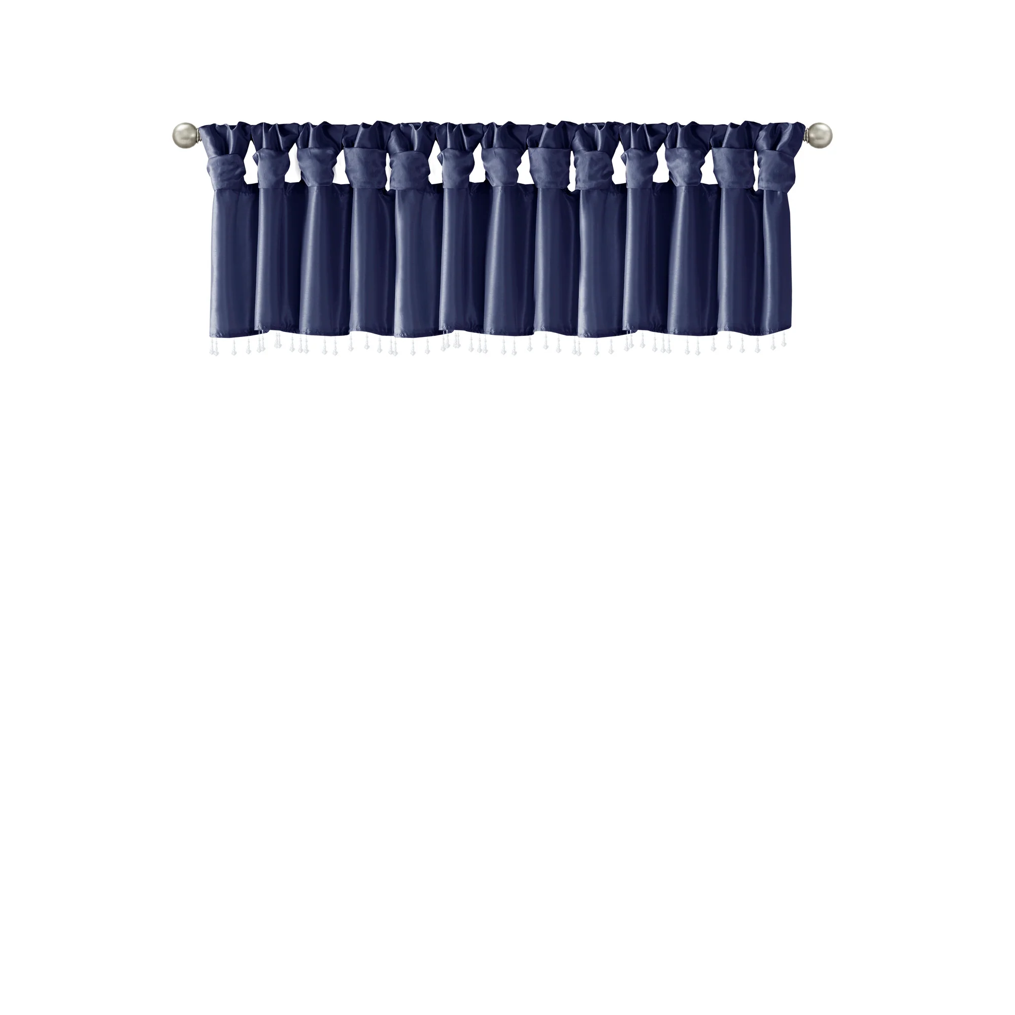 Emilia Lightweight Faux Silk Valance With Beads - Image 54