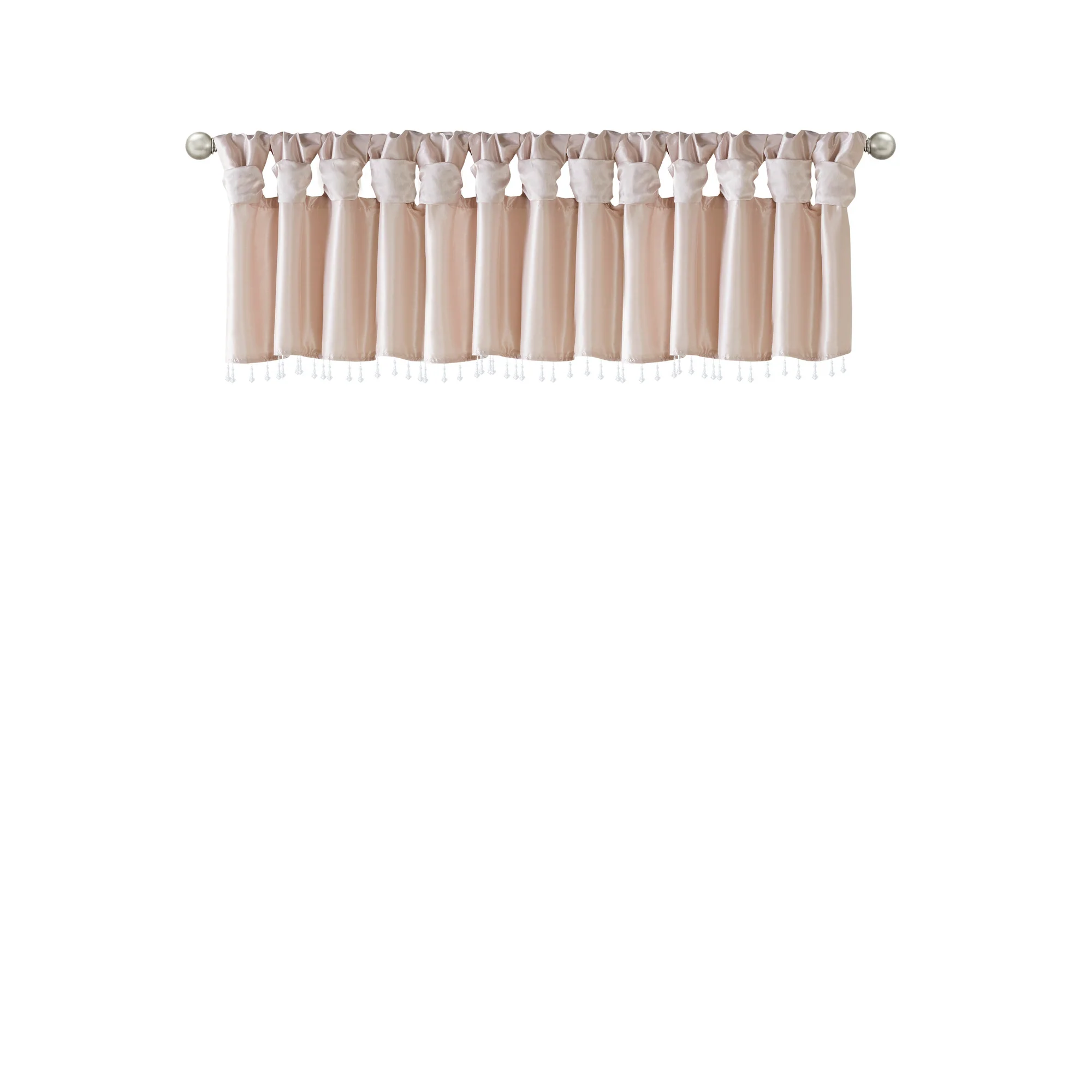 Emilia Lightweight Faux Silk Valance With Beads - Image 55