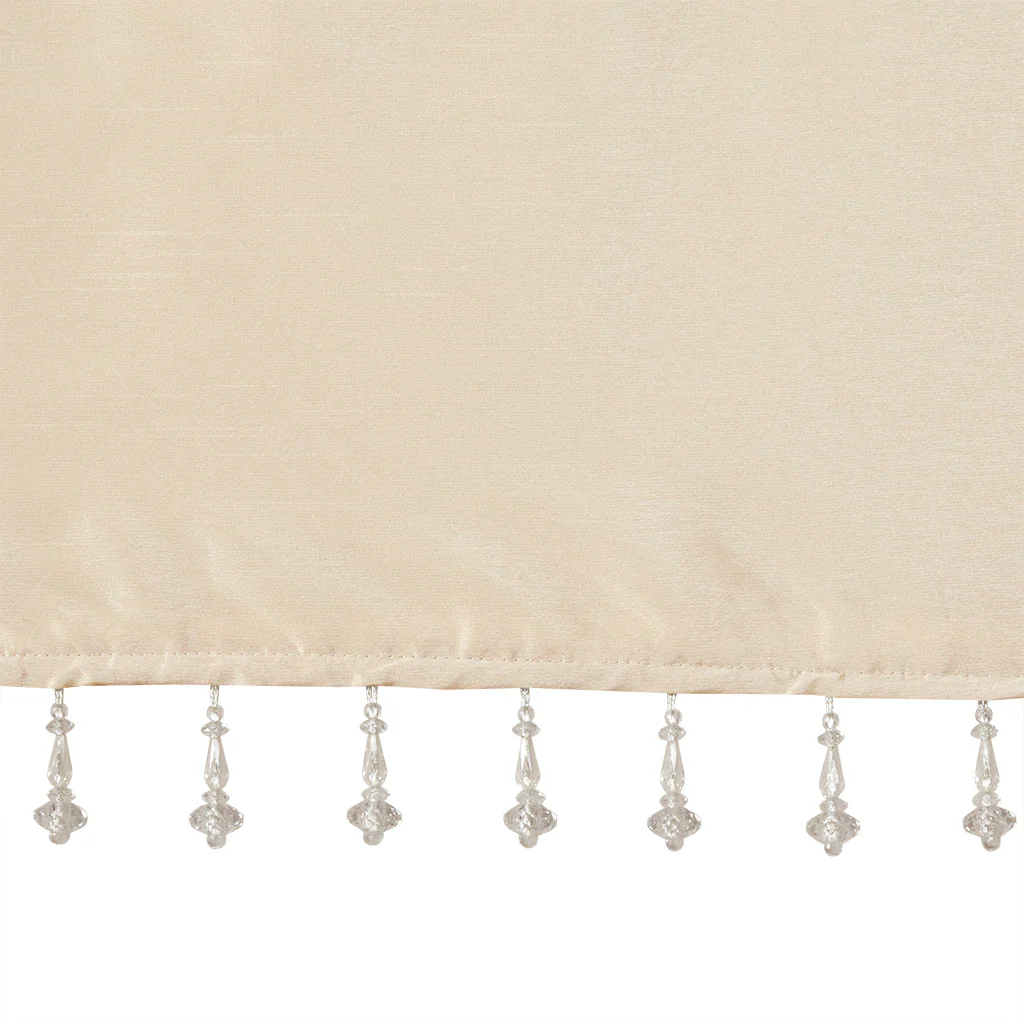 Emilia Lightweight Faux Silk Valance With Beads - Image 63