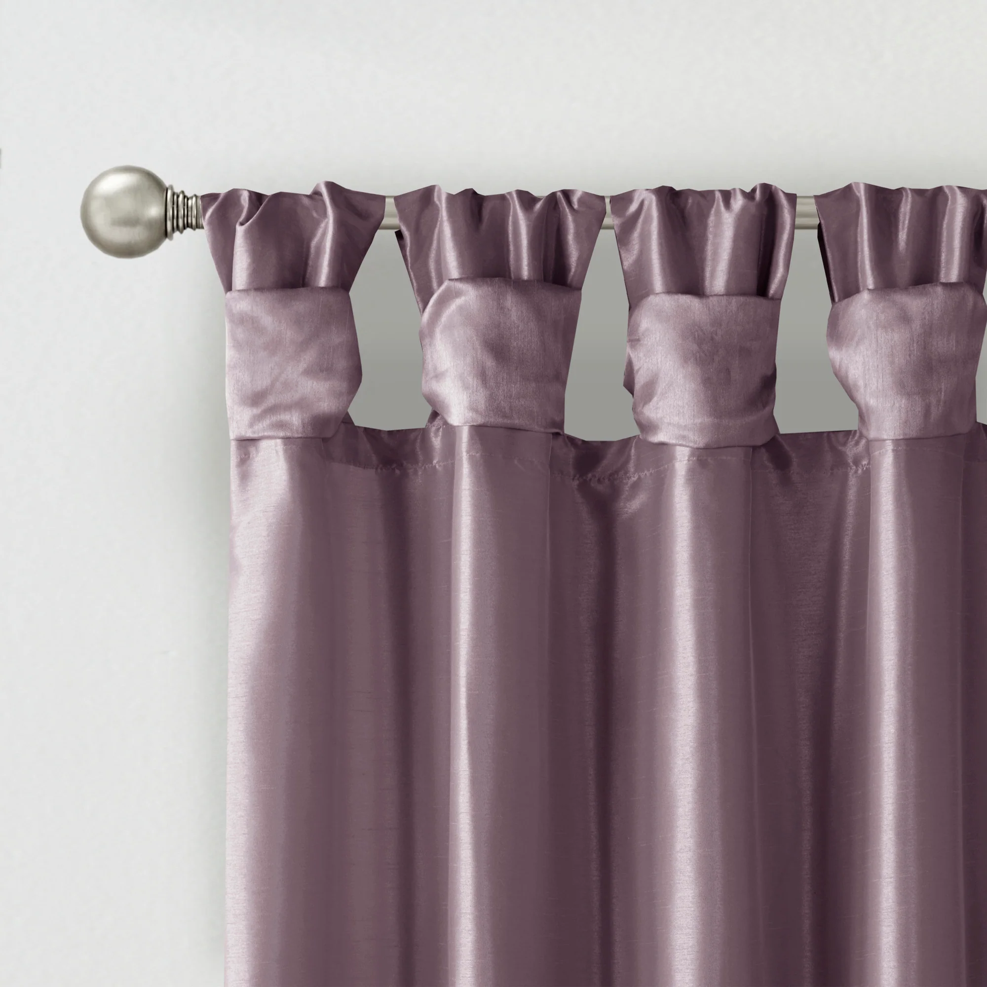 Emilia Twist Tab Lined Window Curtain Panel - Image 12