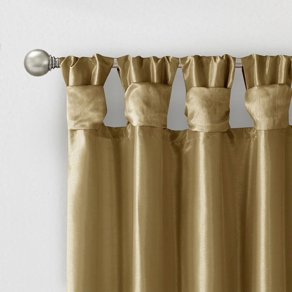 Emilia Twist Tab Lined Window Curtain Panel - Image 28