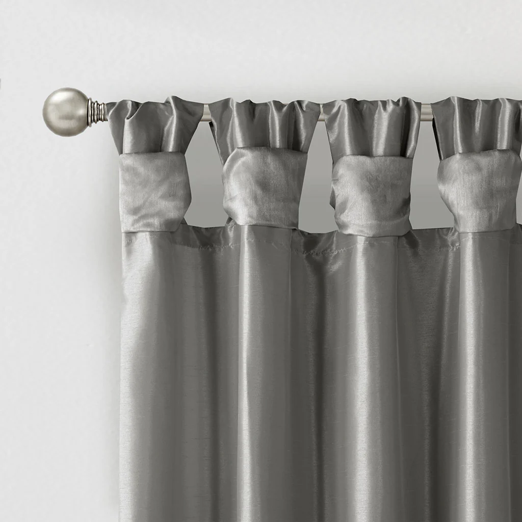 Emilia Twist Tab Lined Window Curtain Panel - Image 31