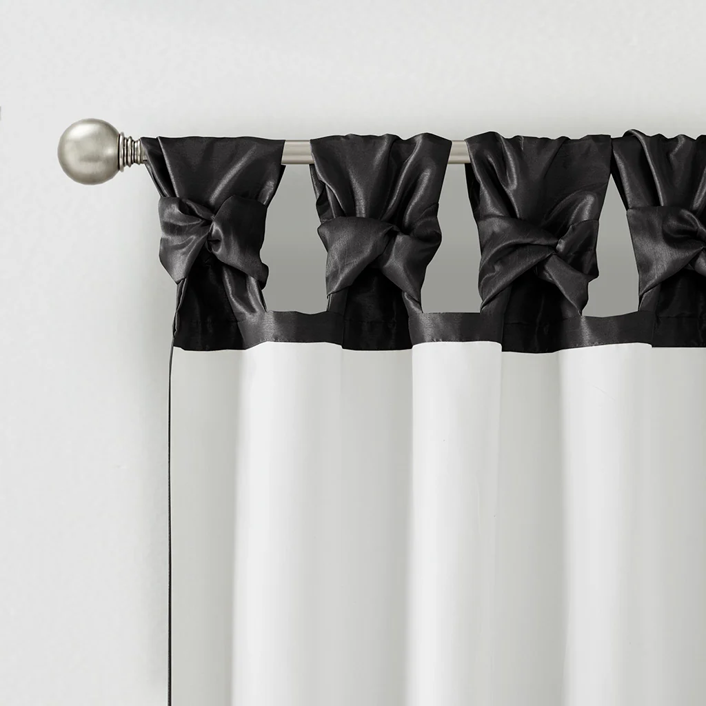Emilia Twist Tab Lined Window Curtain Panel - Image 40