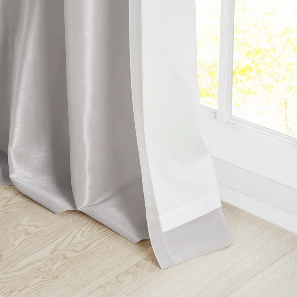 Emilia Twist Tab Lined Window Curtain Panel - Image 49