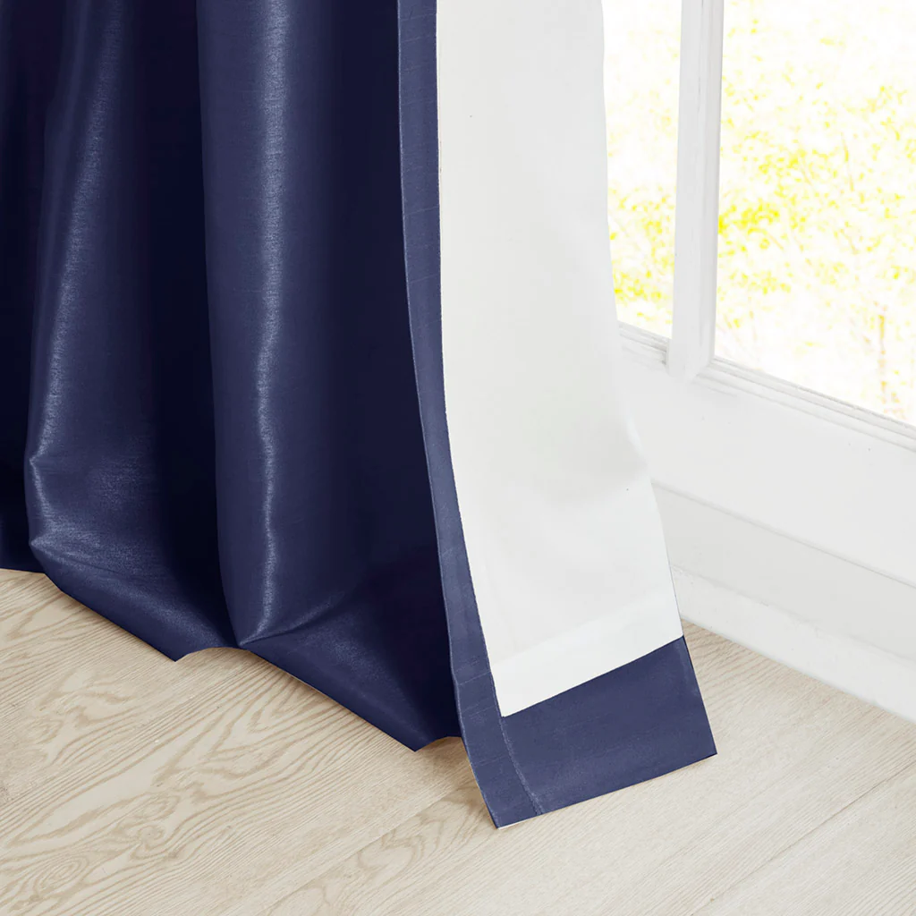 Emilia Twist Tab Lined Window Curtain Panel - Image 54