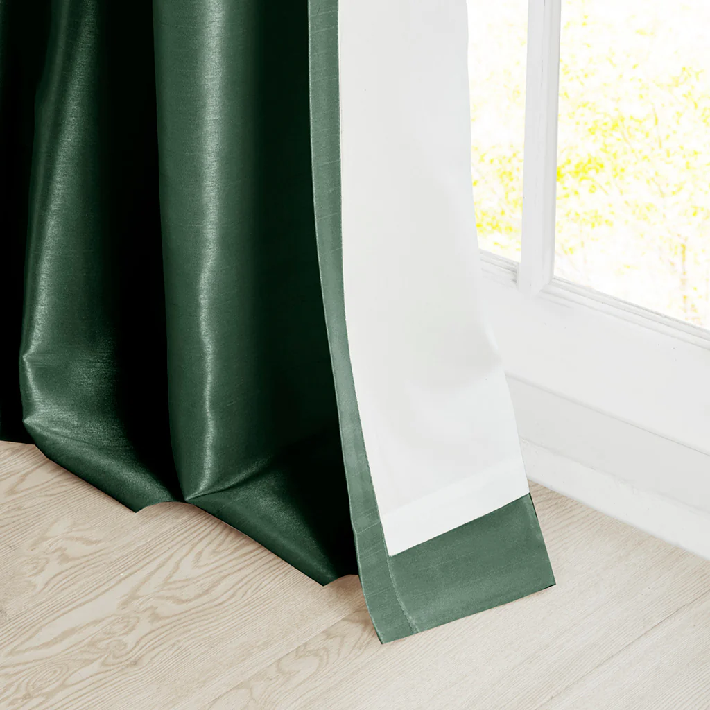 Emilia Twist Tab Lined Window Curtain Panel - Image 56