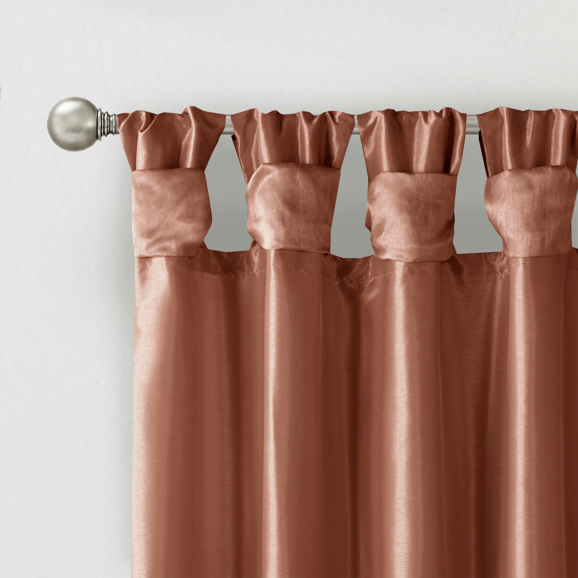 Emilia Twist Tab Lined Window Curtain Panel - Image 63