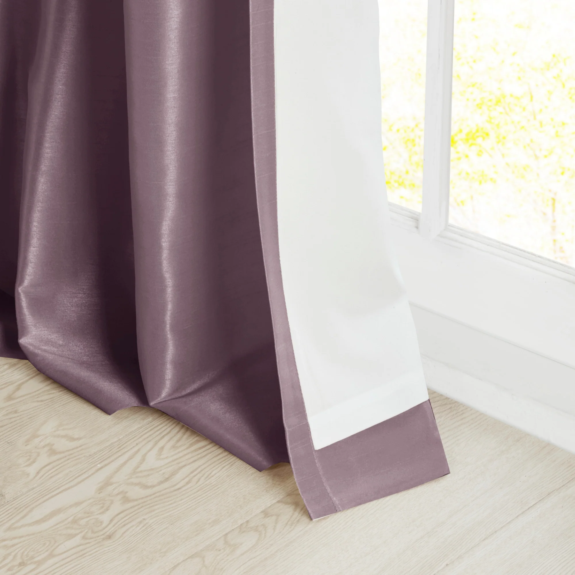 Emilia Twist Tab Lined Window Curtain Panel - Image 67