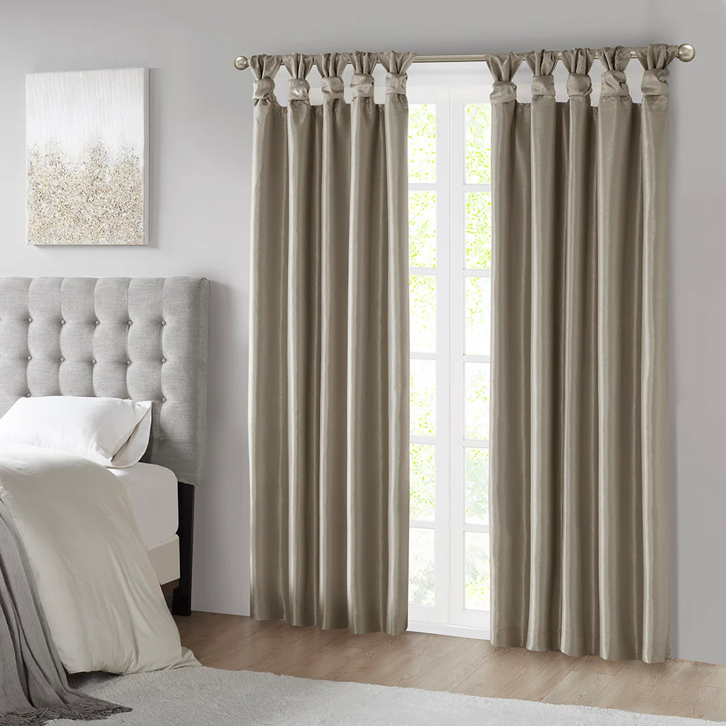 Emilia Twist Tab Total Blackout Window Curtain Panel - Image 11
