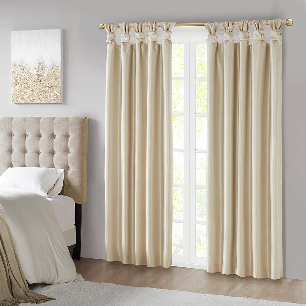 Emilia Twist Tab Total Blackout Window Curtain Panel - Image 14