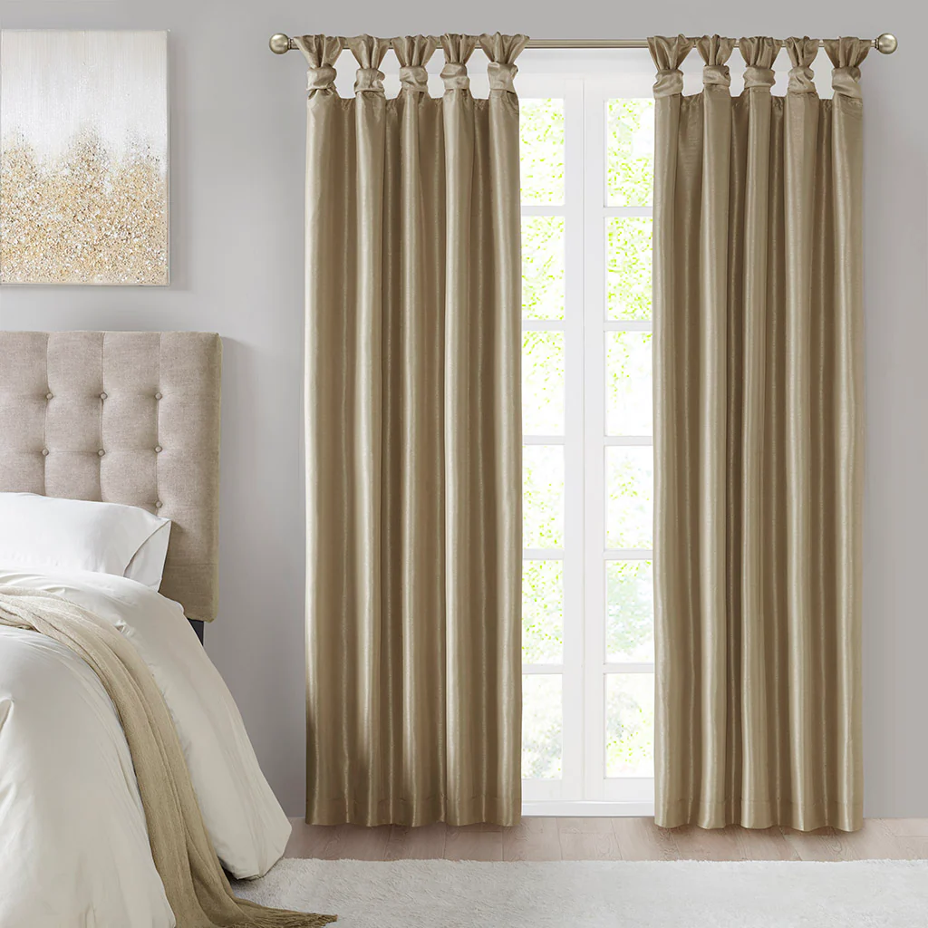 Emilia Twist Tab Total Blackout Window Curtain Panel - Image 3