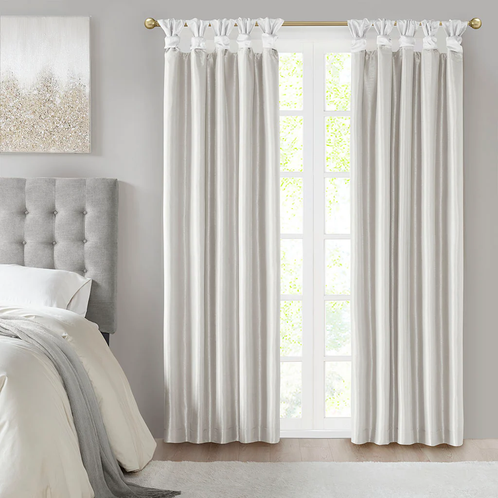 Emilia Twist Tab Total Blackout Window Curtain Panel - Image 4
