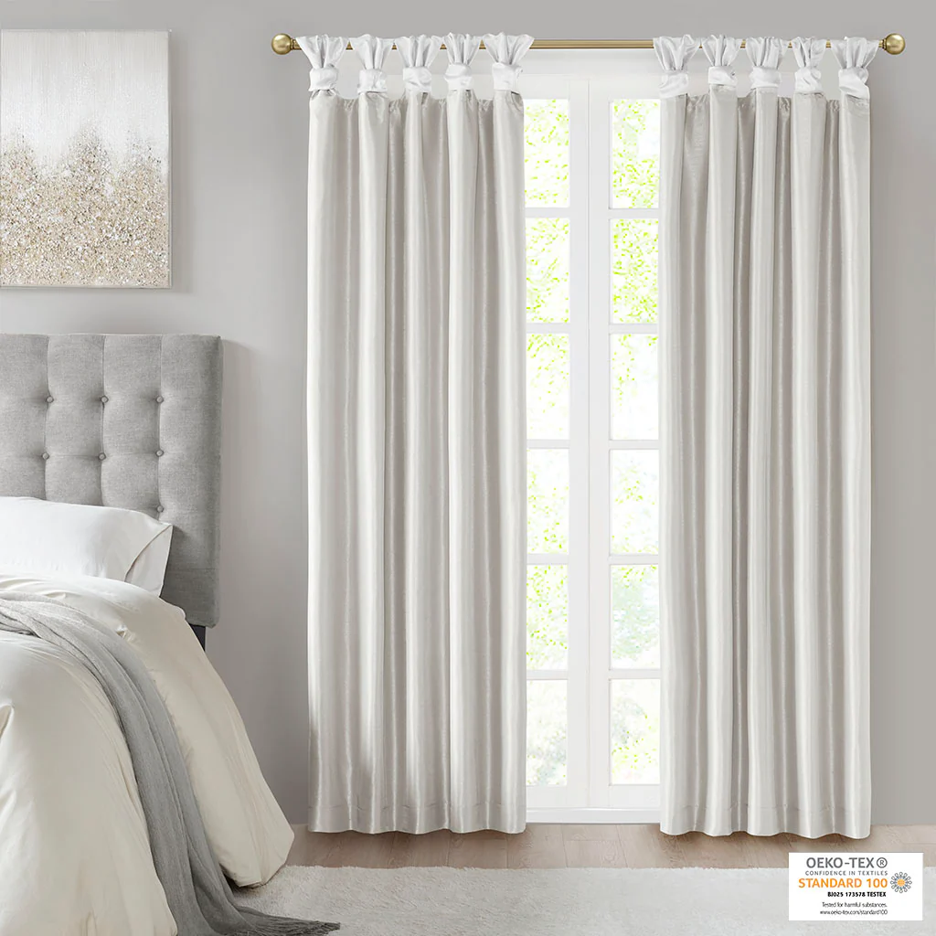 Emilia Twist Tab Total Blackout Window Curtain Panel - Image 47