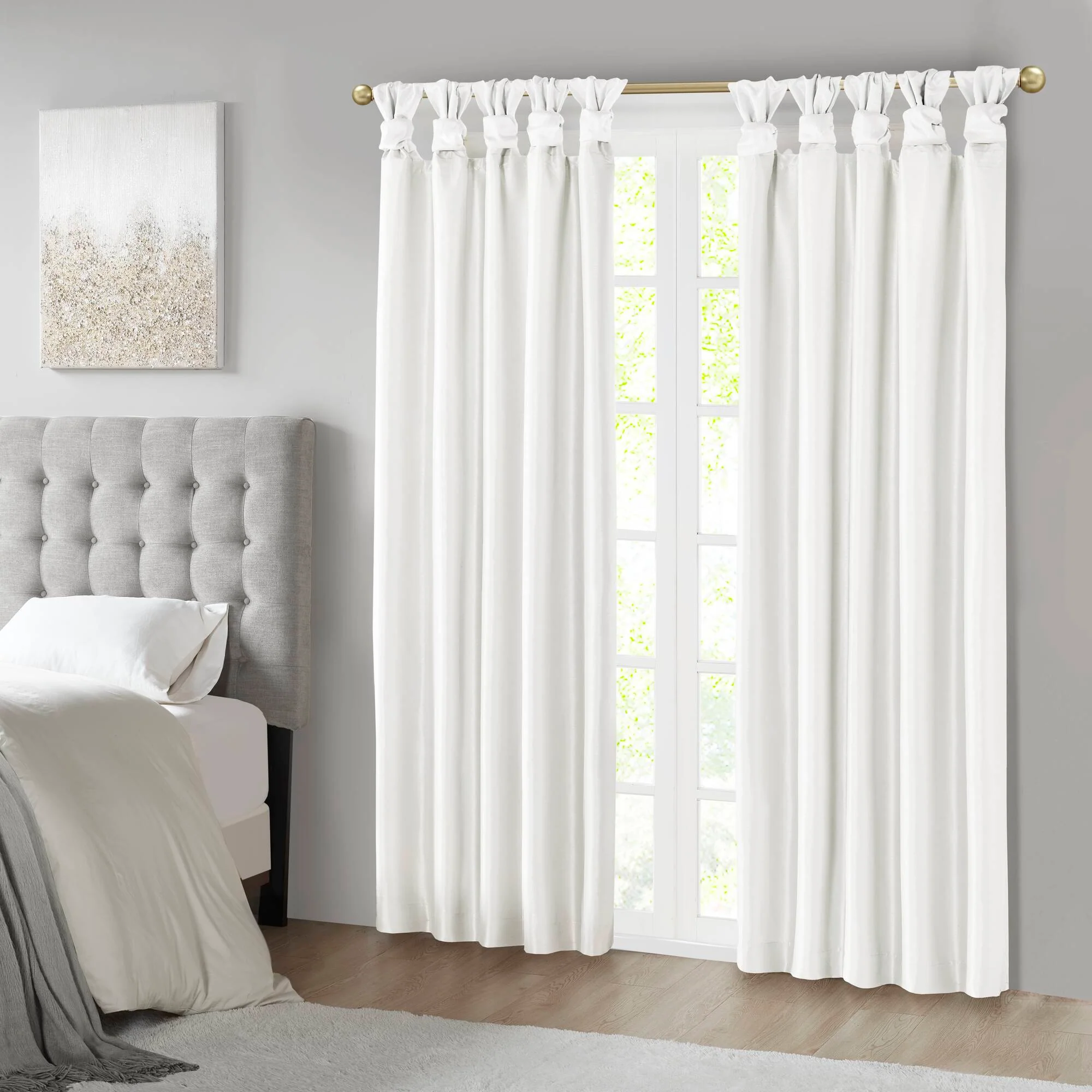 Emilia Twist Tab Total Blackout Window Curtain Panel - Image 60