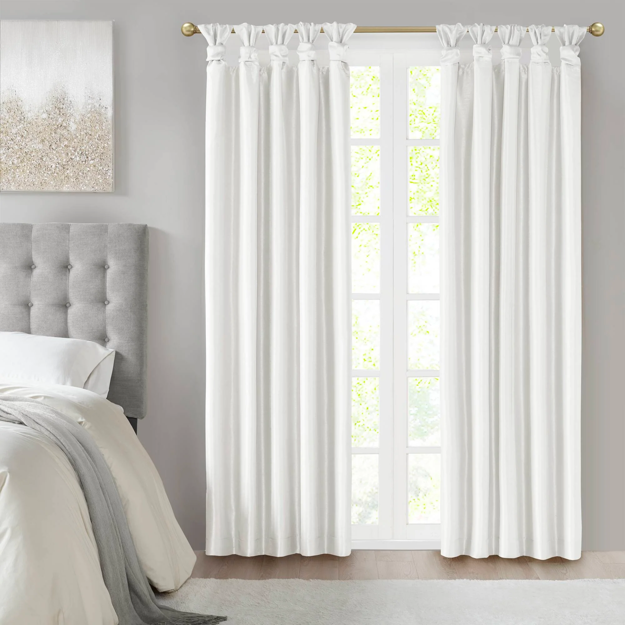 Emilia Twist Tab Total Blackout Window Curtain Panel - Image 62
