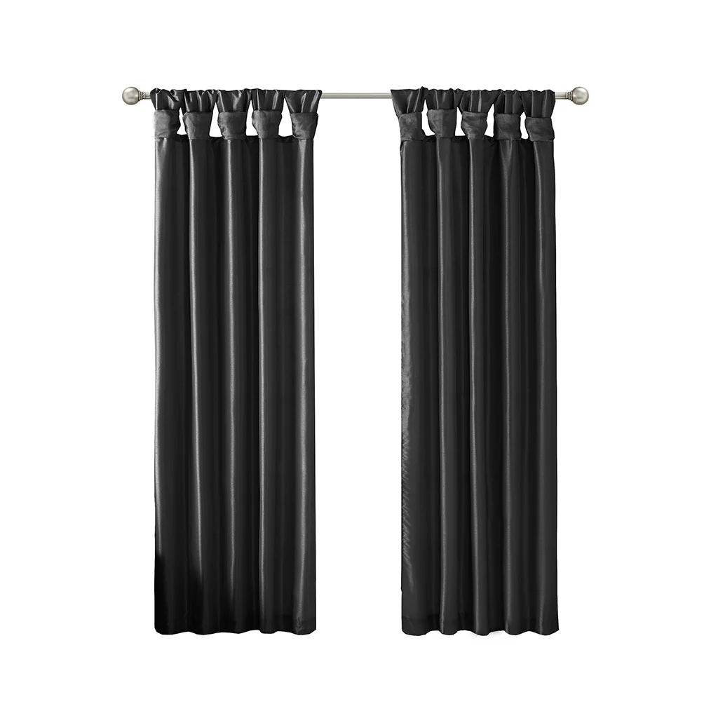 Emilia Twist Tab Total Blackout Window Curtain Panel - Image 7