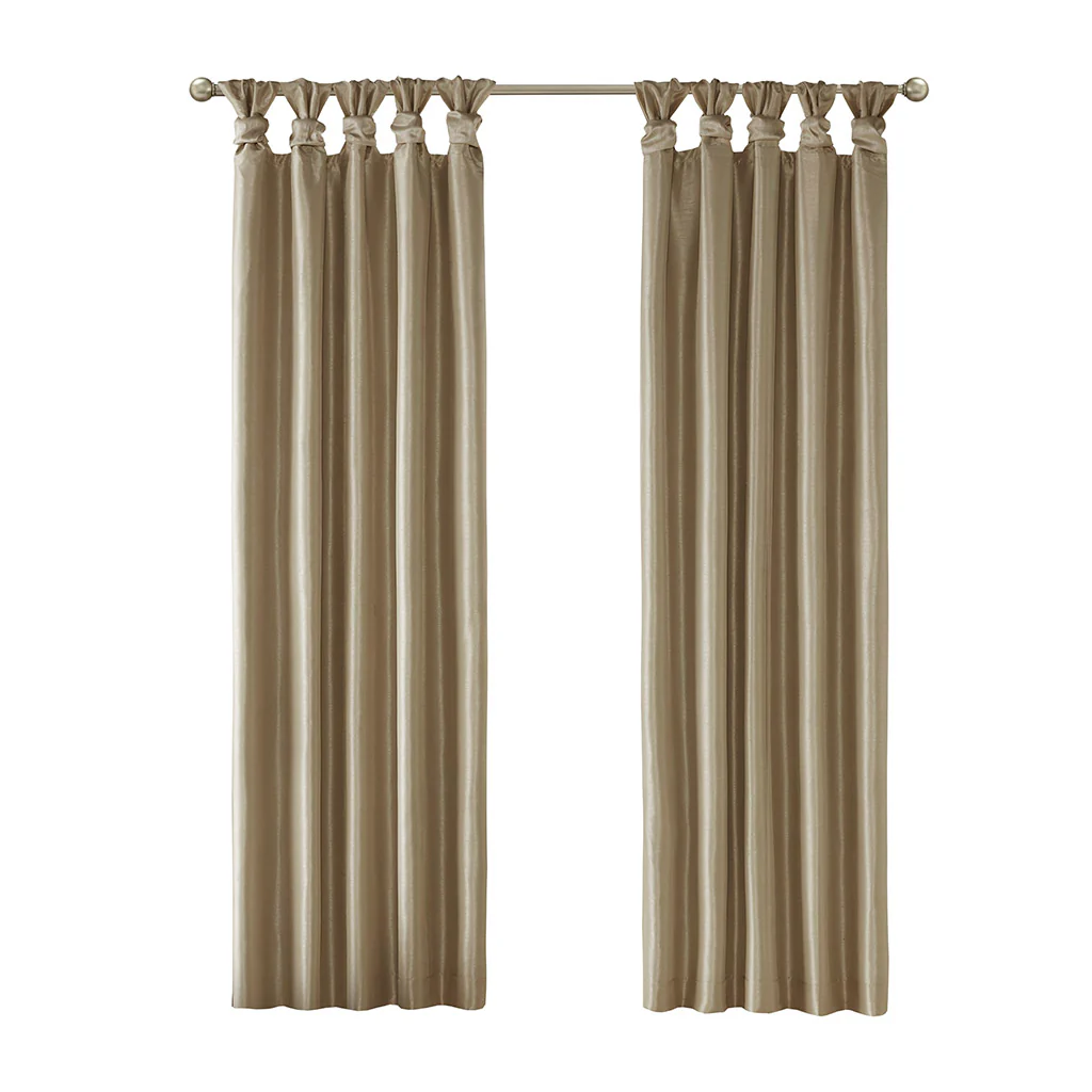 Emilia Twist Tab Total Blackout Window Curtain Panel - Image 9