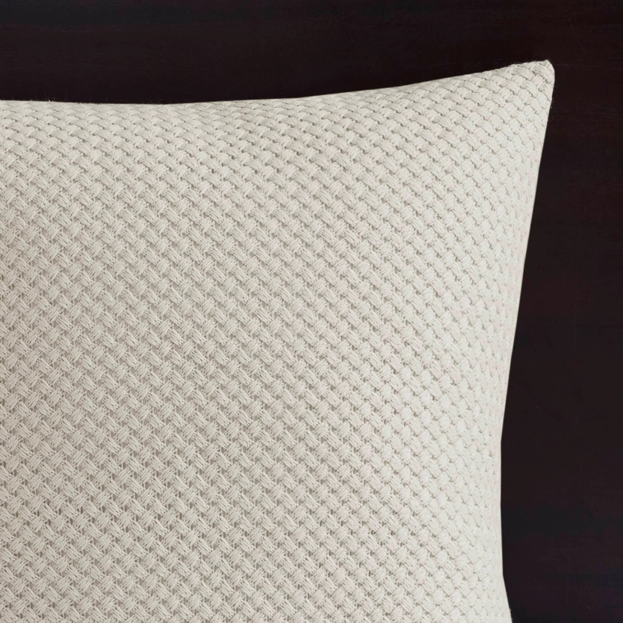 Essence Oversized Cotton Clipped Jacquard Comforter Set with Euro Shams and Throw Pillows - Image 31