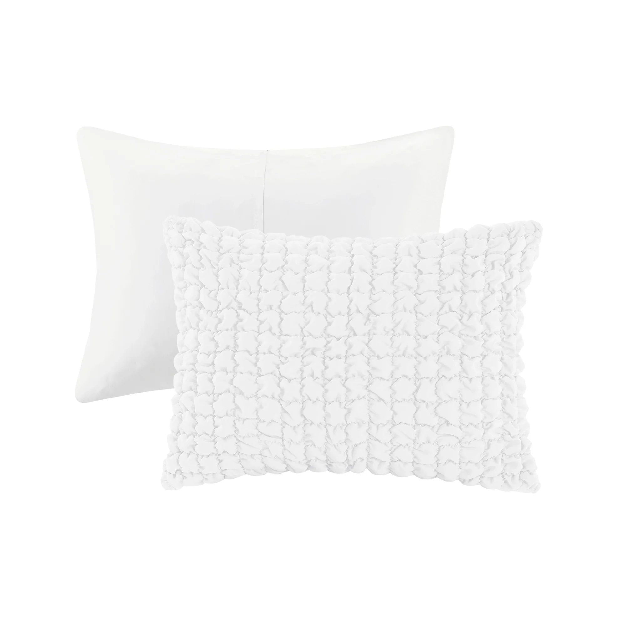 Evelyn 3-Piece Stripe Ruched Comforter Set - Image 17