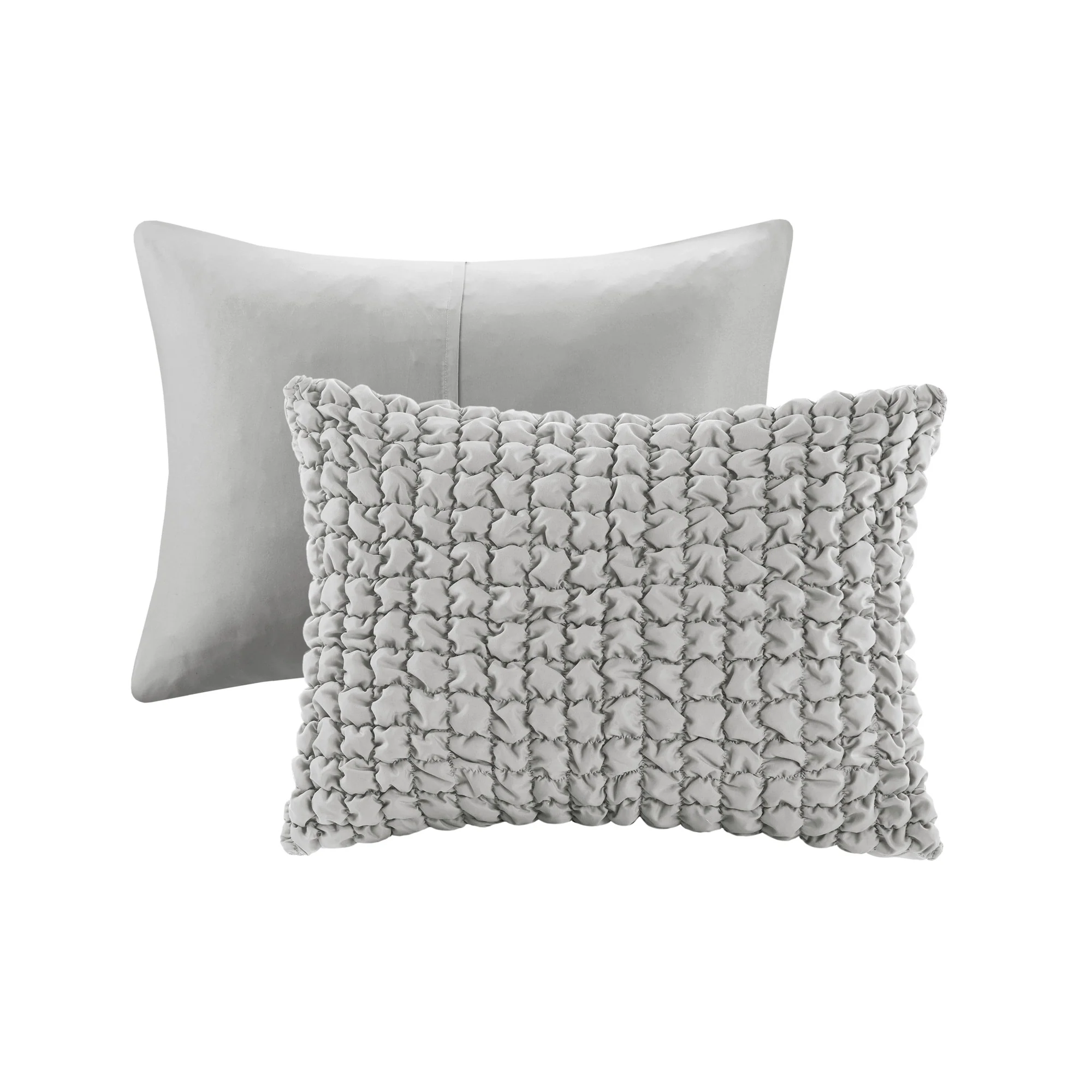 Evelyn 3-Piece Stripe Ruched Comforter Set - Image 18