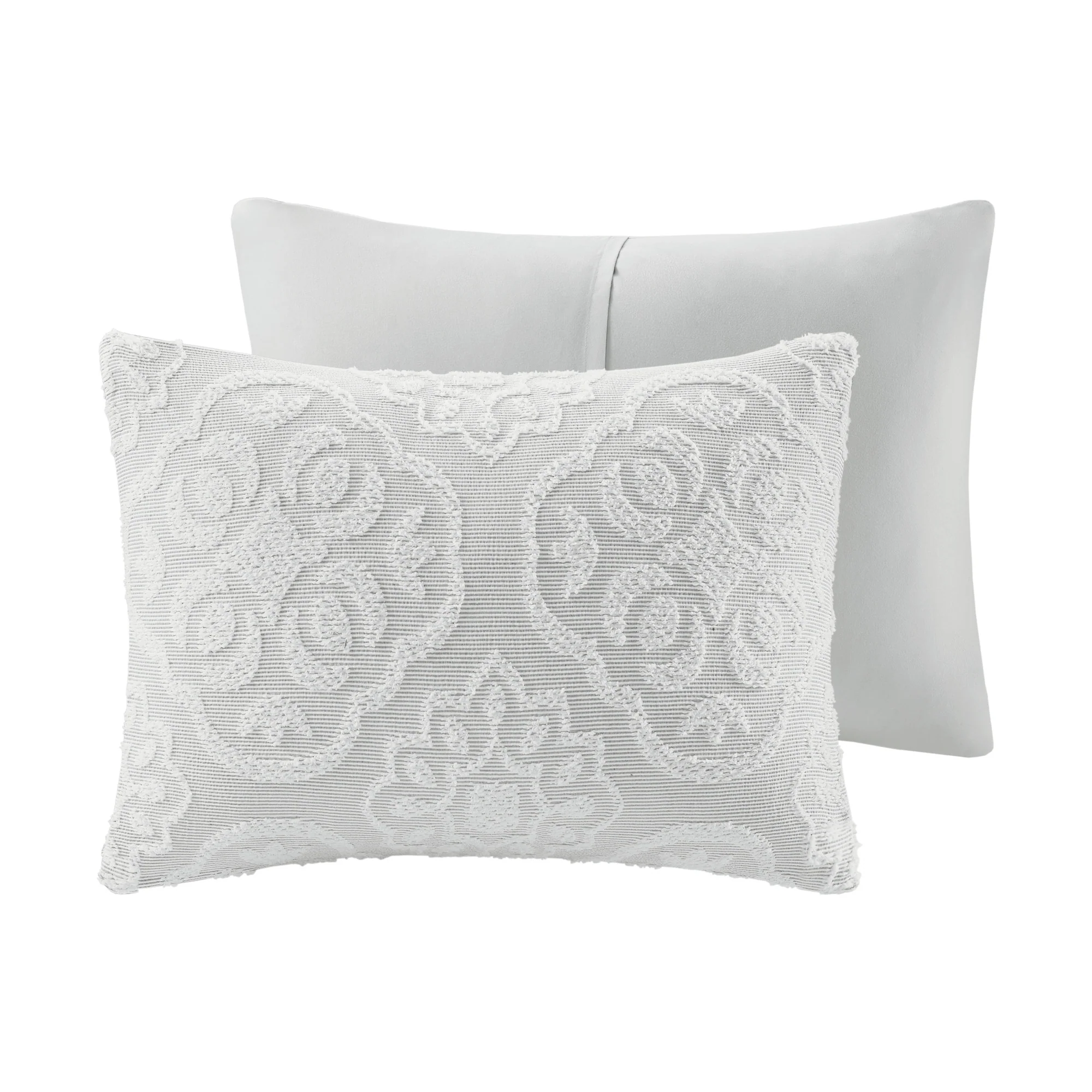 Everly 3-Piece Tufted Woven Medallion Duvet Cover Set - Image 13