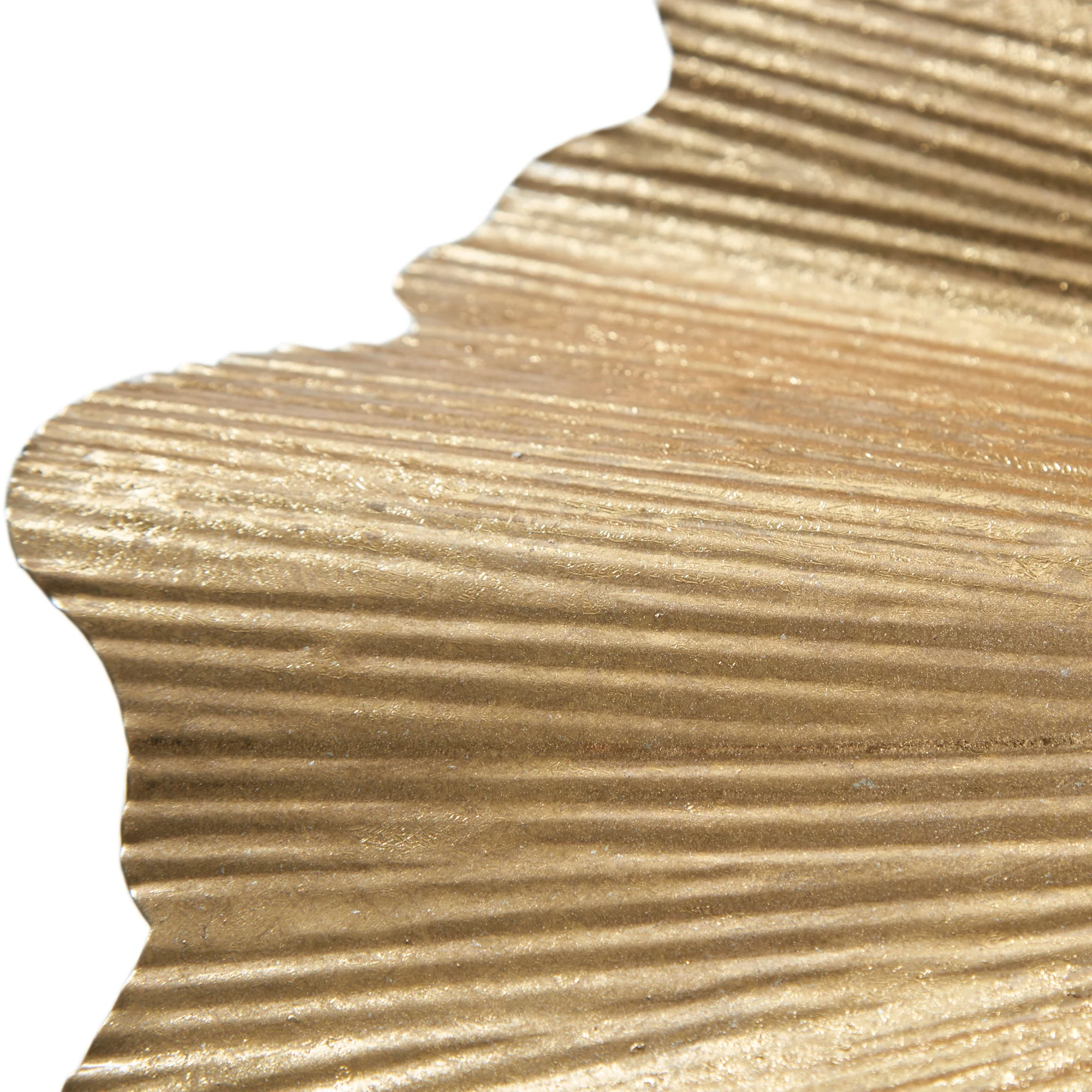 Faye Gold Foil Metal Ginkgo Leaf Wall Decor - Image 6