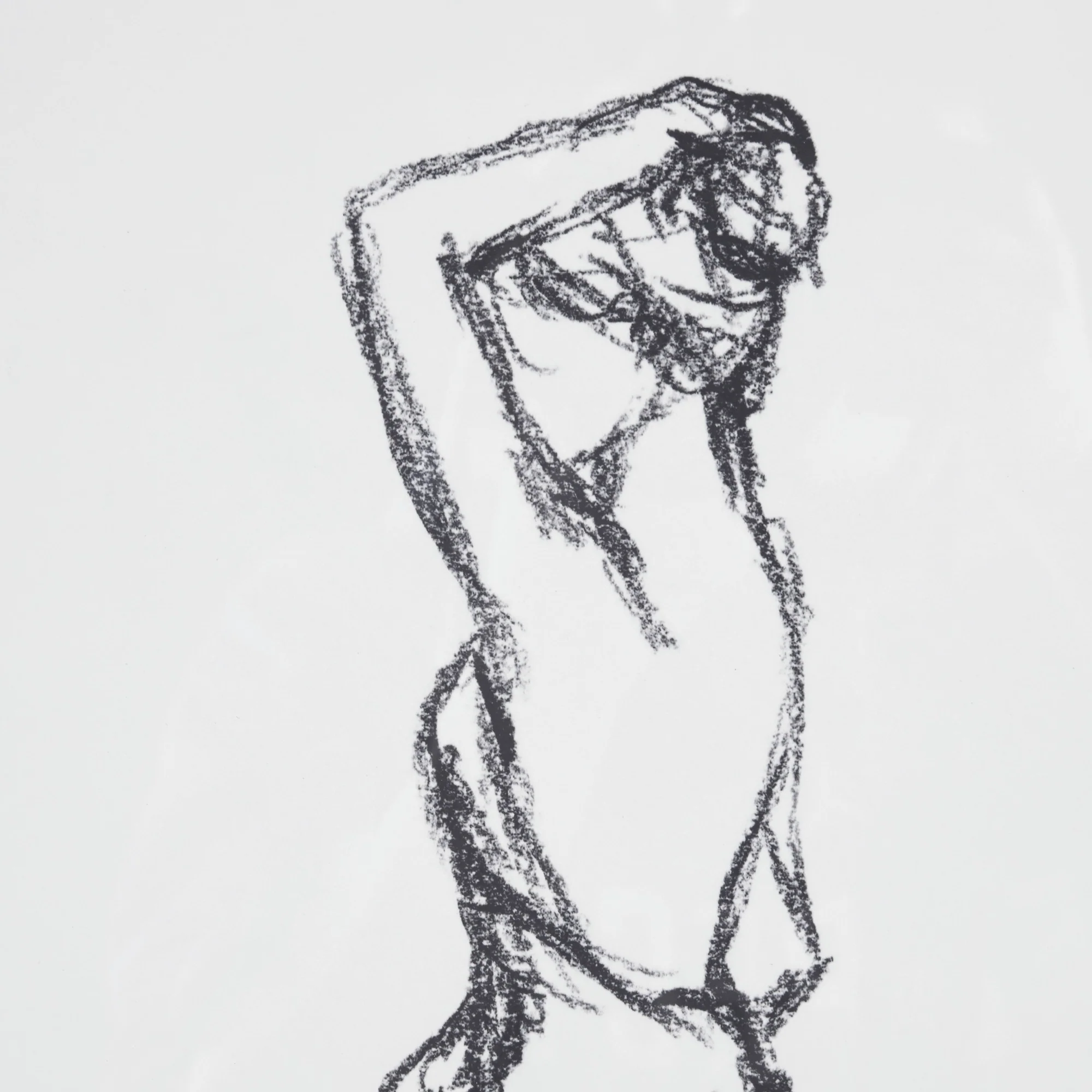 Feminine Figures Sketch 2-Piece Framed Glass and Matted Wall Art Set - Image 5