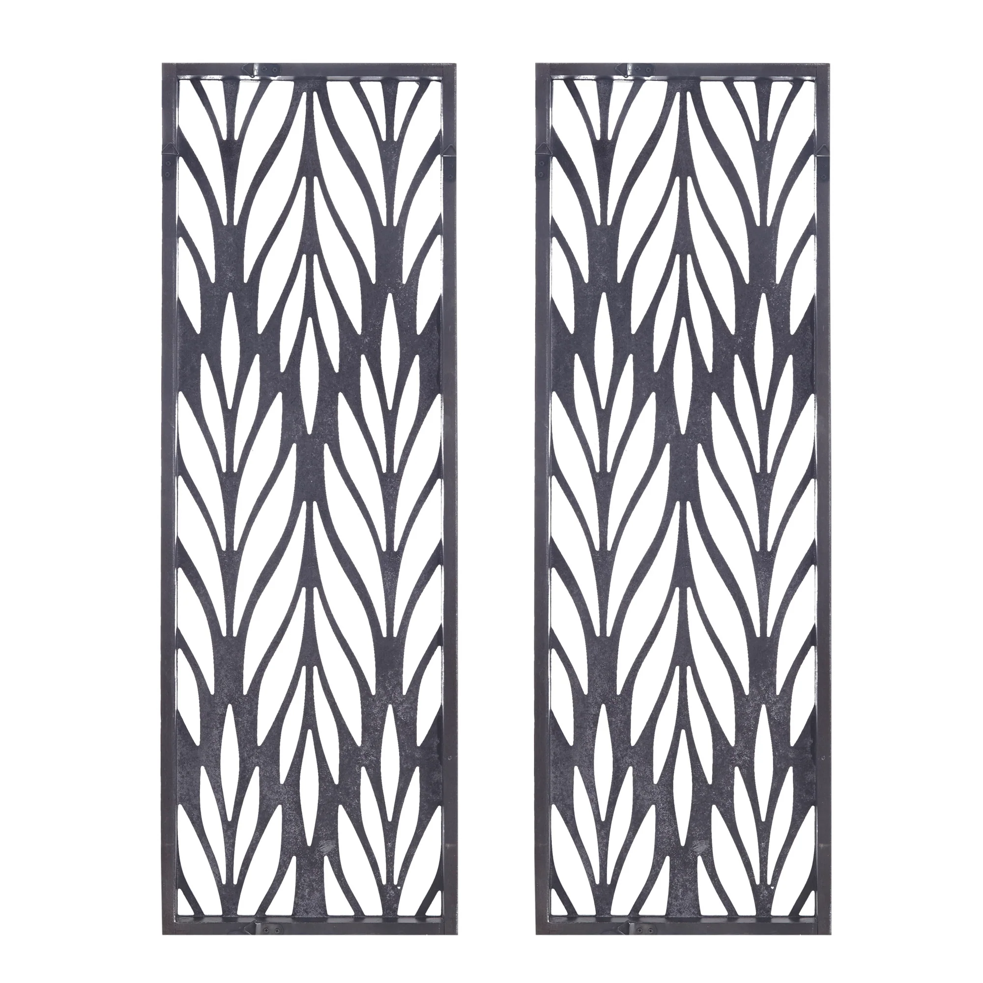 Florian Grey Laser Cut Wood 2-Piece Panel Wall Decor Set - Image 6