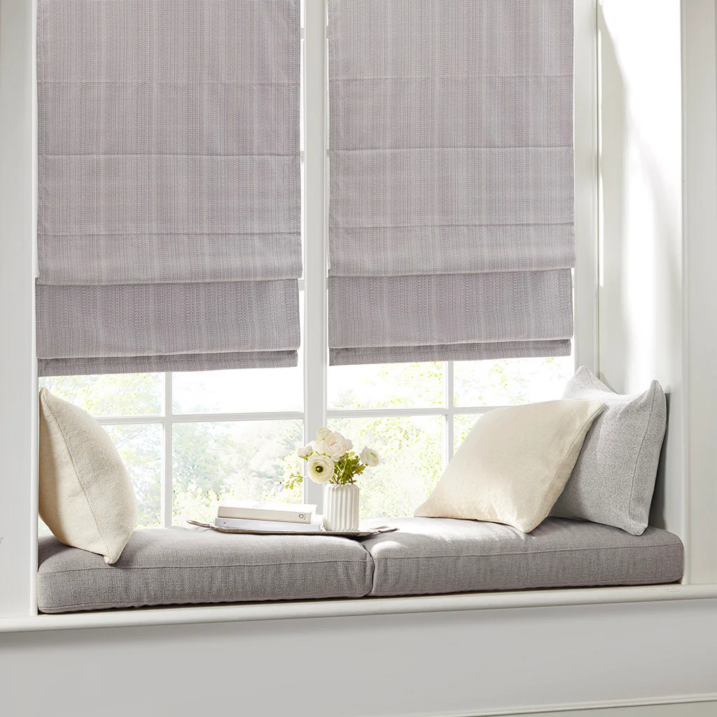 Galen Basketweave Room Darkening Cordless Roman Shade - Image 23