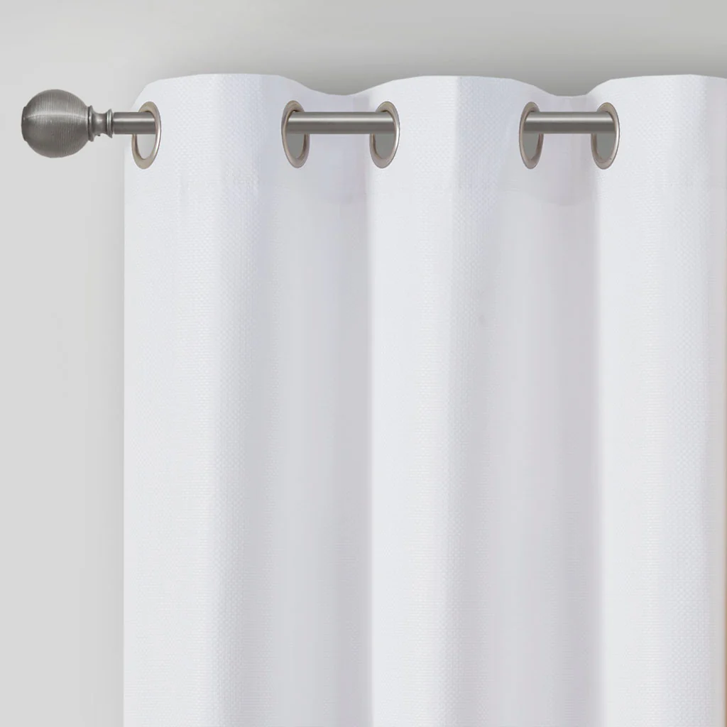 Galen Basketweave Room Darkening Curtain Panel Pair - Image 18
