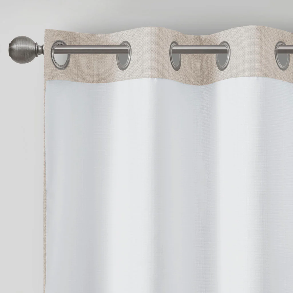 Galen Basketweave Room Darkening Curtain Panel Pair - Image 24