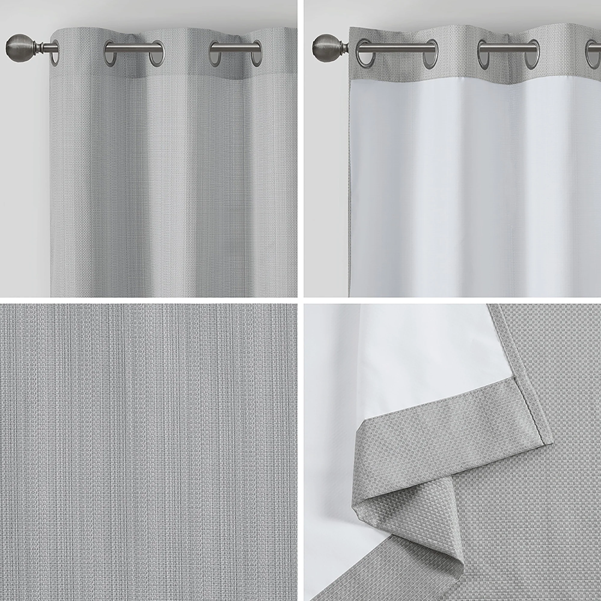 Galen Basketweave Room Darkening Curtain Panel Pair - Image 30