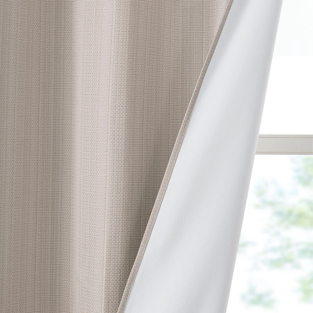 Galen Basketweave Room Darkening Curtain Panel Pair - Image 31