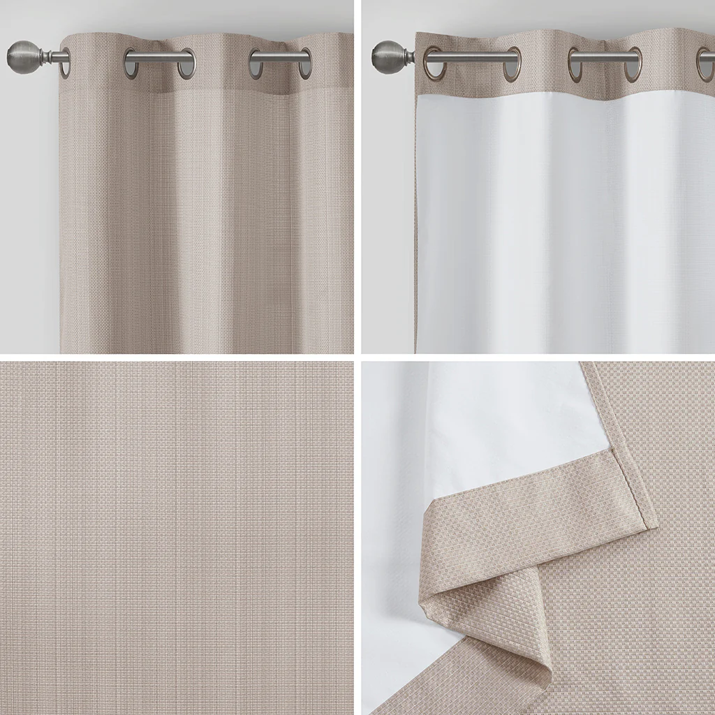Galen Basketweave Room Darkening Curtain Panel Pair - Image 46