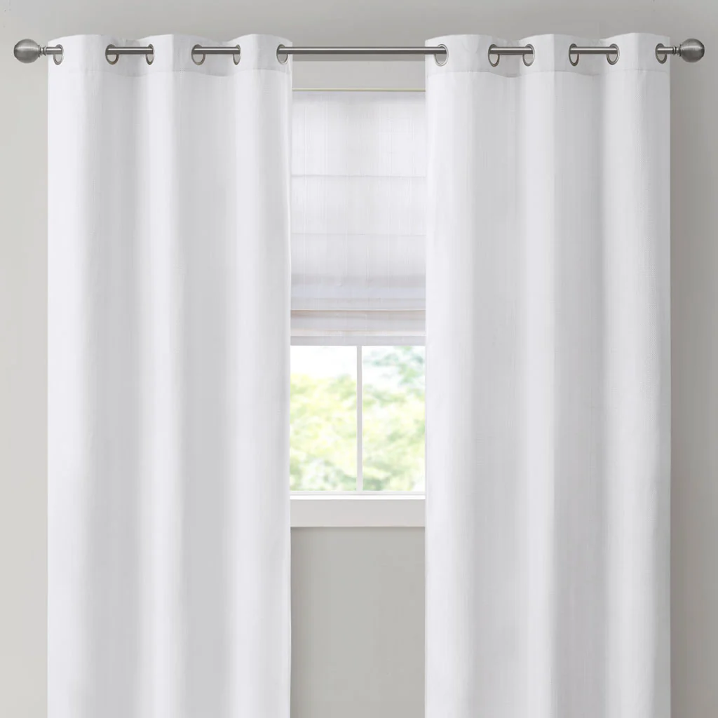 Galen Basketweave Room Darkening Curtain Panel Pair - Image 60