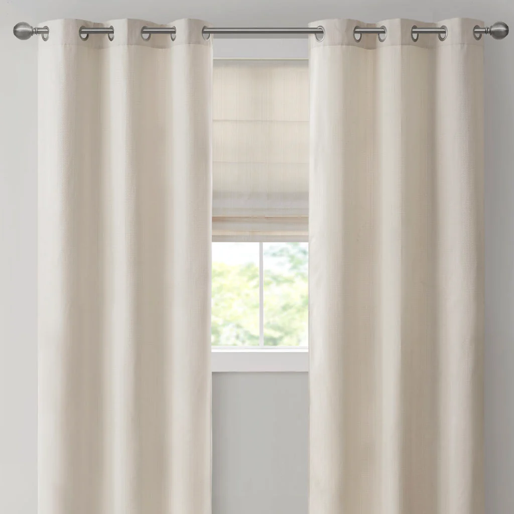 Galen Basketweave Room Darkening Curtain Panel Pair - Image 61