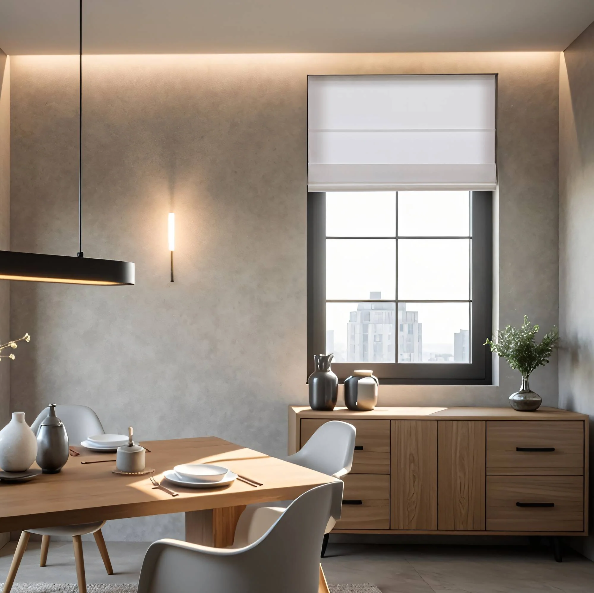 Galen Matte Cordless Roman Blind  Galen Matte fabric - Image 21