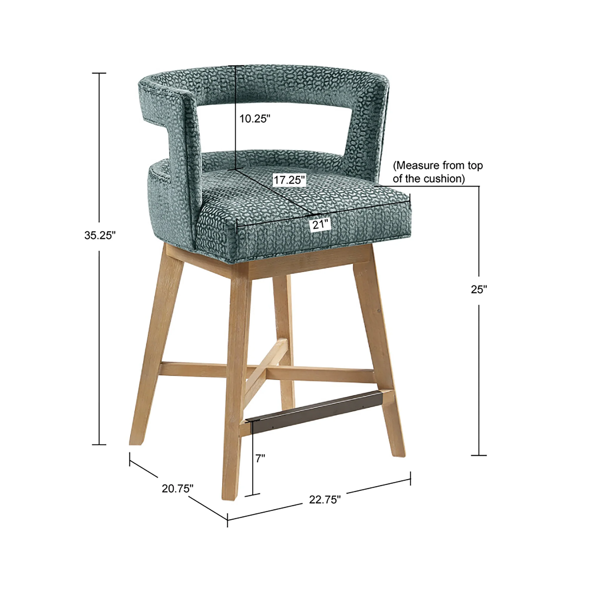 Glenwood Swivel Counter Stool - Image 11
