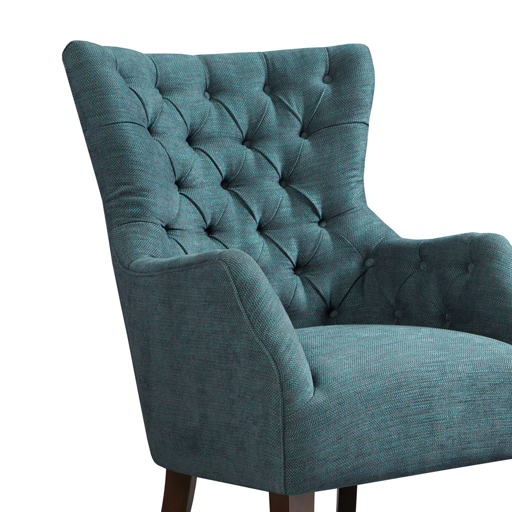 Hannah Button Tufted Wing Chair - Image 11