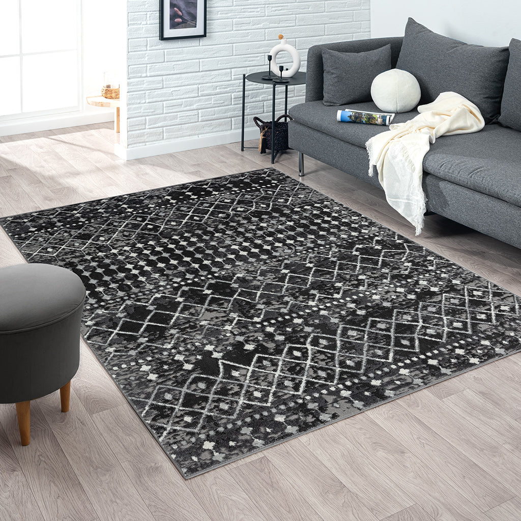 Hannah Moroccan Global Woven Area Rug - Image 14